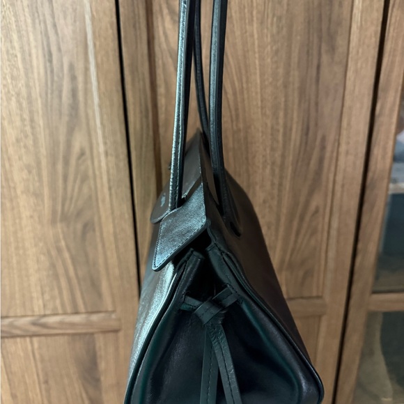 STAUD Maude Black Leather Shoulder Bag - Picture 4 of 7